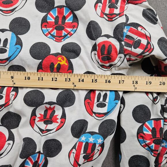 Mickey & Co Sweater Reversible JG Hook International Flags Youth Medium Vintage - Picture 7 of 11